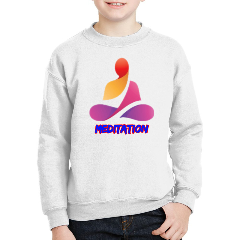 Meditation Youth Sweatshirt by althubich | Artistshot