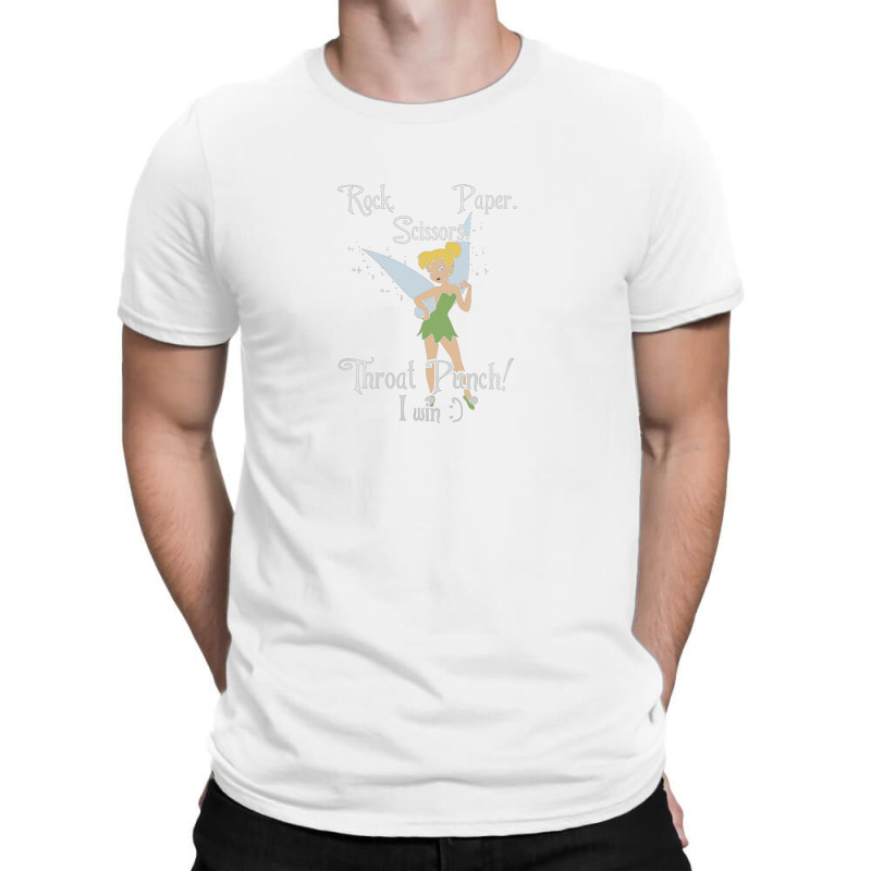 Tinkerbell Rock Paper Scissors T-Shirt by rastyrocl | Artistshot