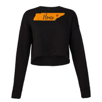 Home Tennessee State Orange Vol Vintage Flag Football Shirt Cropped Sweater | Artistshot