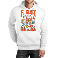 First Grade Teacher Retro Groovy 1st Grade Teacher Teams T Shirt Unisex Hoodie | Artistshot