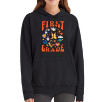 First Grade Teacher Retro Groovy 1st Grade Teacher Teams T Shirt Vintage Hoodie | Artistshot