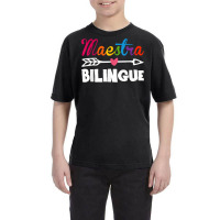 Maestra Bilingue Spanish Teacher Appreciation Gift For Women T Shirt Youth Tee | Artistshot