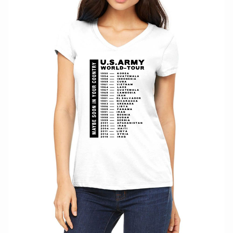 Army World Tour Women's V-neck T-shirt | Artistshot