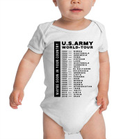 Army World Tour Baby Bodysuit | Artistshot