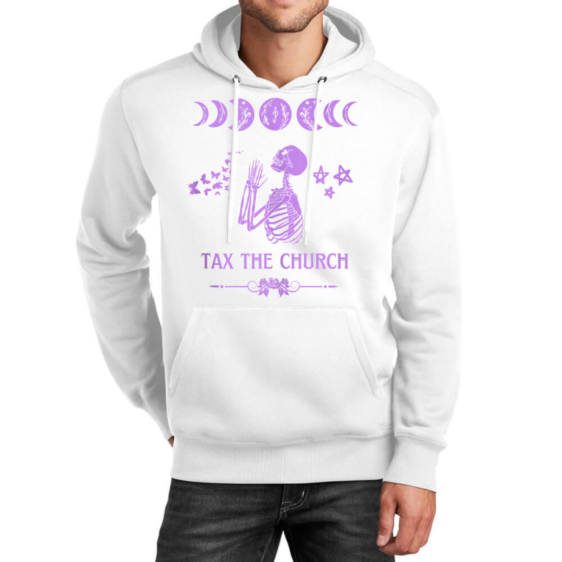 Pro Choice Purple Tax The Church Feminism And Goth Skeleton Tank Top Unisex Hoodie | Artistshot