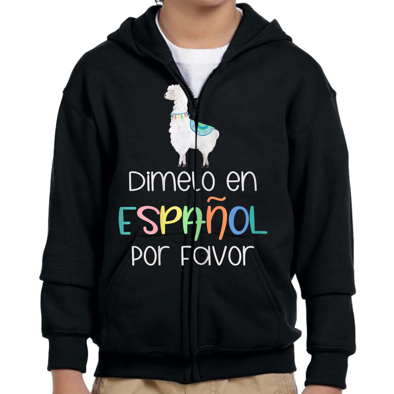 Womens En Espanol Por Favor Maestra Bilingual Spanish Teacher T Shirt Youth Zipper Hoodie by kryloxsiriaso4 | Artistshot