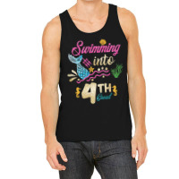 4th Grade Back To School Mermaid Swimming Girls Tank Top | Artistshot