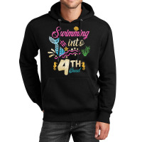 4th Grade Back To School Mermaid Swimming Girls Unisex Hoodie | Artistshot