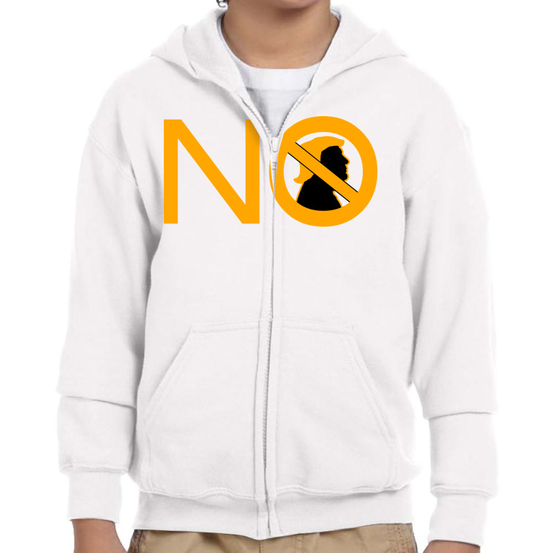 No Trump Youth Zipper Hoodie | Artistshot