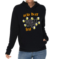 Octo Beer Fest Funny Octopus Oktoberfest Lightweight Hoodie | Artistshot