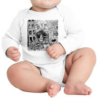 Rail Yard Ghost Long Sleeve Baby Bodysuit | Artistshot