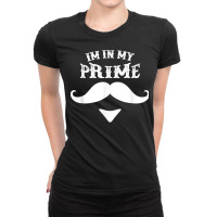 Im In My Prime Western Doc Holiday With Mustache T Shirt Ladies Fitted T-shirt | Artistshot