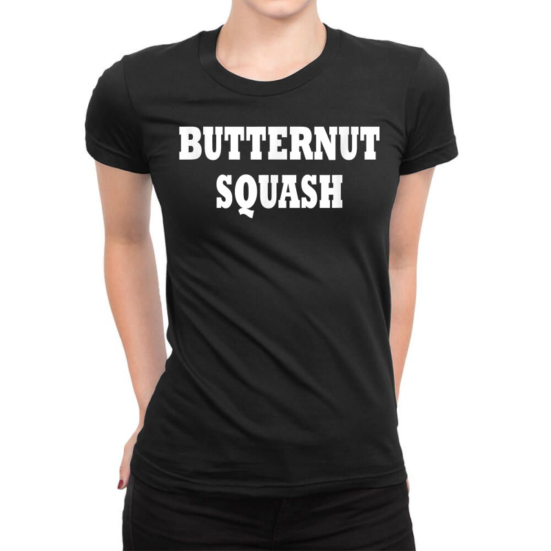 Butternut Squash Costume Halloween T Shirt Ladies Fitted T-Shirt by riesshrpulice9gx | Artistshot