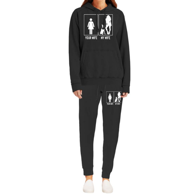 Your Wife My Wife Belgian Malinois Funny Stuff For Husband T Shirt Hoodie & Jogger set by webberoliveria | Artistshot