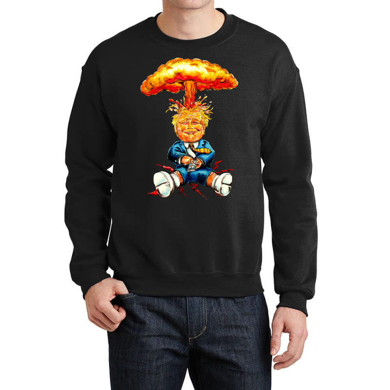 Atomic Trump Crewneck Sweatshirt | Artistshot