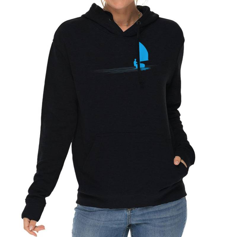 Opti Sailboat Sailing Dinghy Sail Boat Sailor Graphic T Shirt Lightweight Hoodie | Artistshot