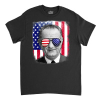 Lyndon B Johnson Us Flag Tshirt 4th Of July Classic T-shirt | Artistshot