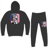 Lyndon B Johnson Us Flag Tshirt 4th Of July Hoodie & Jogger Set | Artistshot