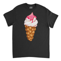 Bubble Waffle Ice Cream T  Shirt Egg Bubble Waffle Vanilla Ice Cream W Classic T-shirt | Artistshot