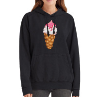 Bubble Waffle Ice Cream T  Shirt Egg Bubble Waffle Vanilla Ice Cream W Vintage Hoodie | Artistshot