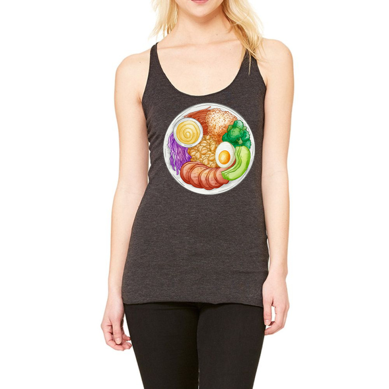 Buddha Bowl Rice And Veggies T  Shirt Delicious Buddha Bowl T  Shirt Racerback Tank by ebertlance489 | Artistshot