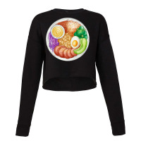 Buddha Bowl Rice And Veggies T  Shirt Delicious Buddha Bowl T  Shirt Cropped Sweater | Artistshot