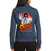 Randy Chocolate Ladies Denim Jacket | Artistshot