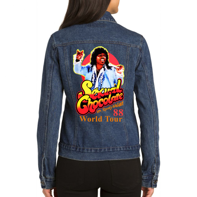 Randy Chocolate Ladies Denim Jacket | Artistshot