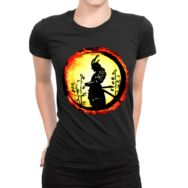 Samurai Bushido Tee Japan Ladies Fitted T-shirt | Artistshot