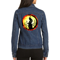 Samurai Bushido Tee Japan Ladies Denim Jacket | Artistshot