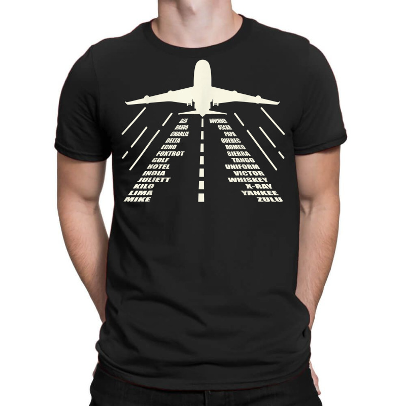 Full Phonetic Alphabet Art  Cute Plane Letters Art Gift T Shirt T-shirt | Artistshot