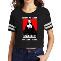 Sintetizador Vintage Synthesizer Scorecard Crop Tee | Artistshot