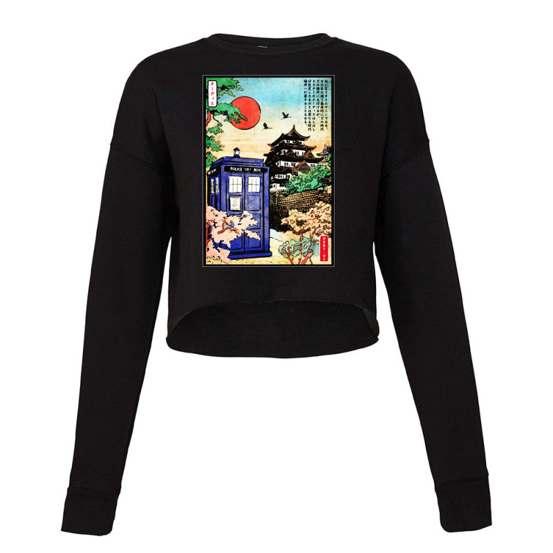 Tardis In Japan Cropped Sweater | Artistshot