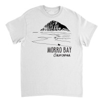 Womens Morro Bay California Morro Rock Ca Silhouette Tourist Design V Classic T-shirt | Artistshot