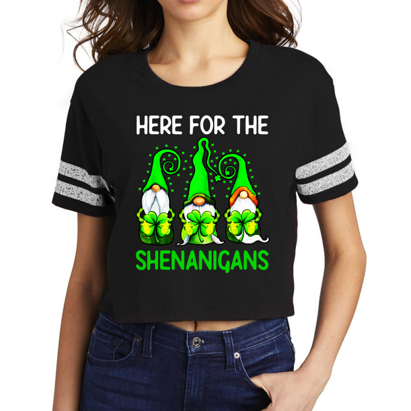 The Shenanigans Cute Green Scorecard Crop Tee | Artistshot