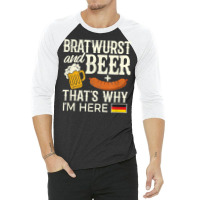 Funny Oktoberfest Shirt 2022 Bratwurst Beer Tees Men Women T Shirt 3/4 Sleeve Shirt | Artistshot