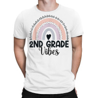 Second Grade Vibes Back To School Rainbow Teacher Boys Girls T Shirt T-shirt | Artistshot