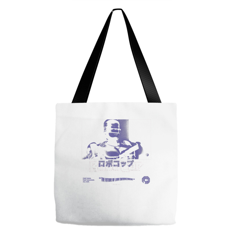 Robocop Part Man Part Machine All Cop Kanji Poster T Shirt Tote Bags | Artistshot