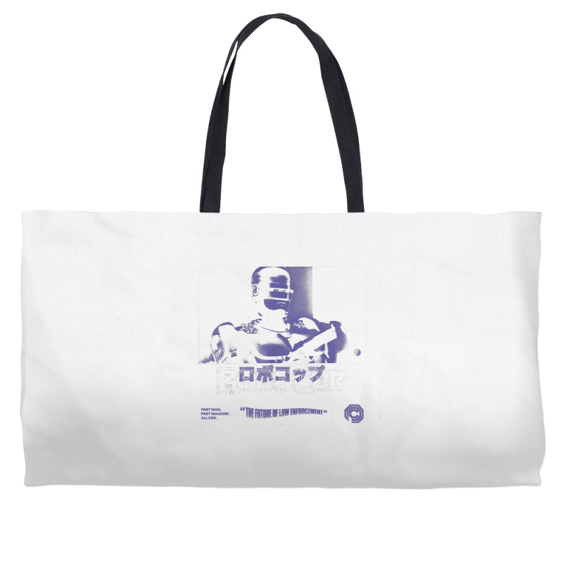 Robocop Part Man Part Machine All Cop Kanji Poster T Shirt Weekender Totes | Artistshot