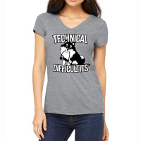 Skadi Tech Difficulties Classic Women's V-neck T-shirt | Artistshot