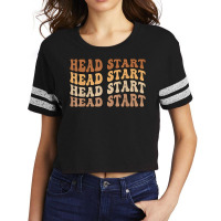 Head Start Teacher Head Start Student Groovy T Shirt Scorecard Crop Tee | Artistshot