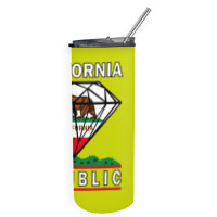 California Diamond Republic Skinny Tumbler | Artistshot