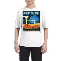 Retro Neptune Gaze At The Geysers On Triton Space Tourism T Shirt Youth Tee | Artistshot