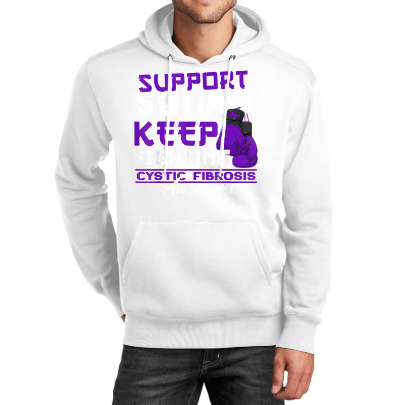 Awareness Support Squad I Lung Infections & Cystic Fibrosis T Shirt Unisex Hoodie | Artistshot