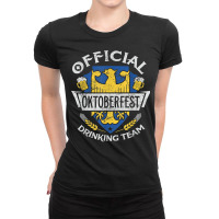 Oktoberfest Official Drinking Team Shirt German Beer Men T Shirt Ladies Fitted T-shirt | Artistshot