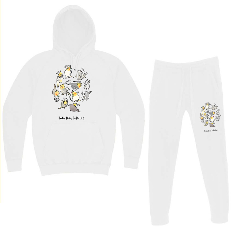 Cockatiel's Daily To Do List T Shirt Hoodie & Jogger Set | Artistshot