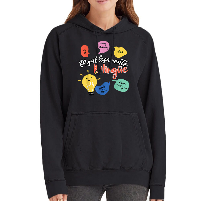 Orgullosamente Bilingue Maestra T Shirt Vintage Hoodie by shoaibmolleda | Artistshot