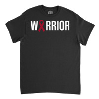 Multiple Myeloma Awareness Burgundy Ribbon Warrior T Shirt Classic T-shirt | Artistshot