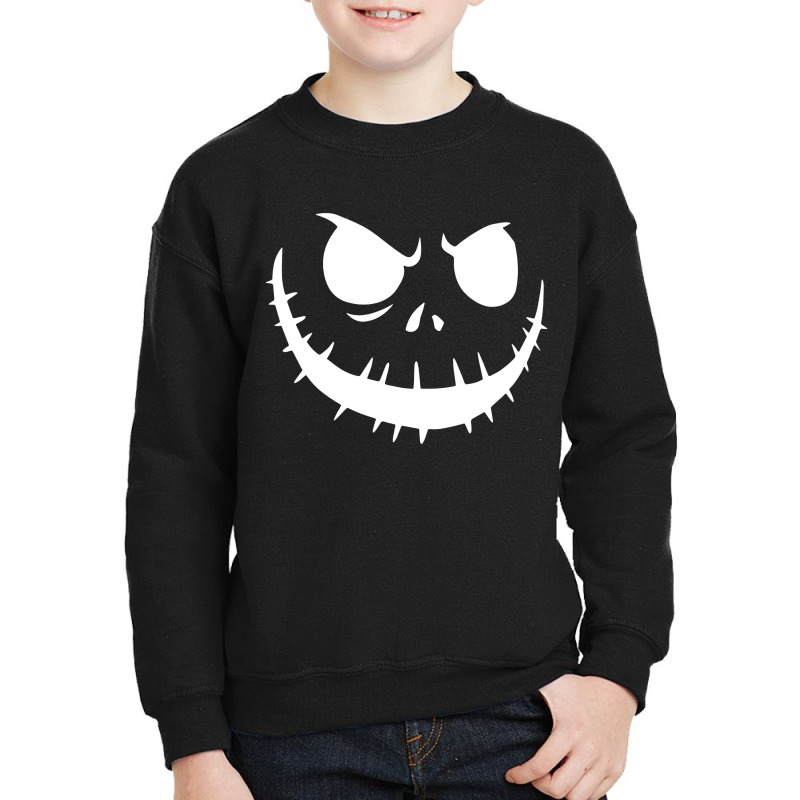 Skellington Halloween Youth Sweatshirt | Artistshot