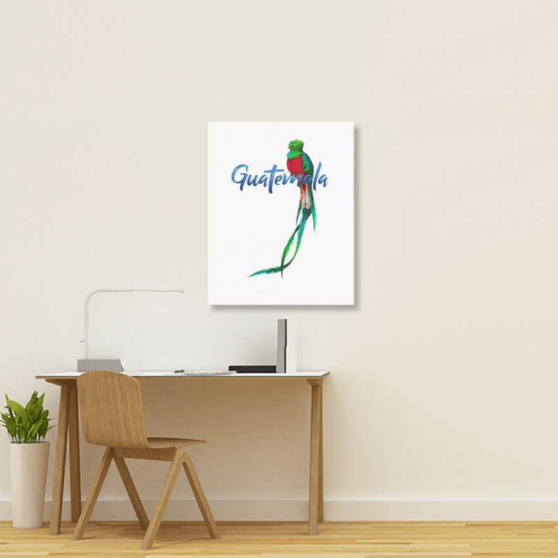 Guatemala Quetzal T Shirt Portrait Canvas Print | Artistshot